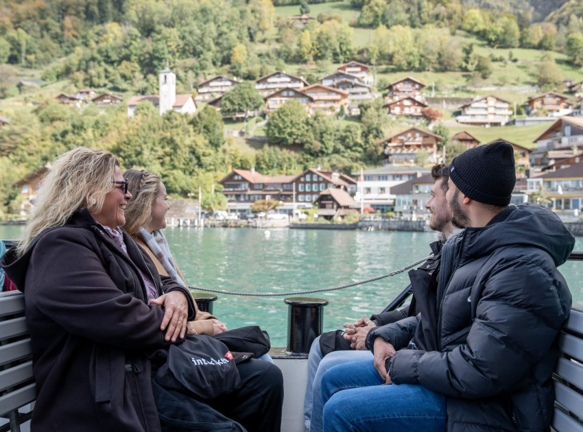 Leute auf Schiff