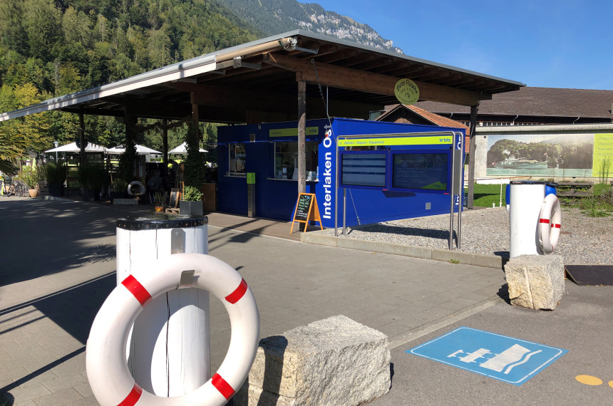 Verkaufsstation BLS Schifffahrt Interlaken Ost